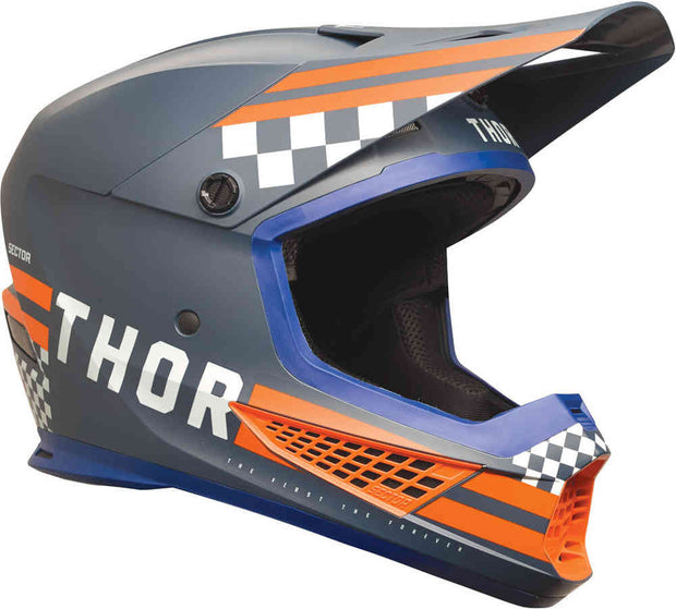 Thor Sector 2 Combat Helm Blauw/Oranje